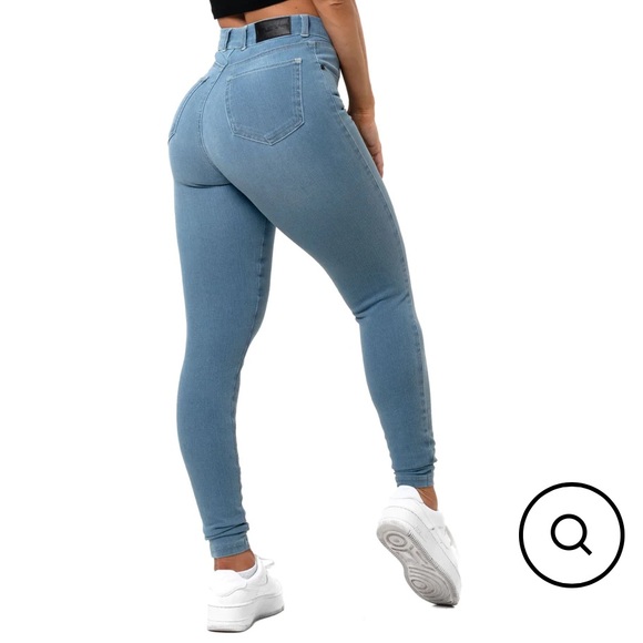 Vital high waisted Fitjeans Arctic light blue - Picture 4 of 4
